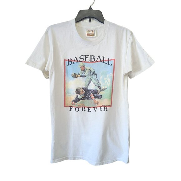 Vintage 80's Baseball Forever T-Shirt - Picture 1 of 6